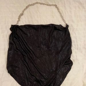 SHEIN CHAIN CROP HALTER TOP